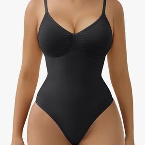 SHAPERX Bodysuit for Women Tummy Control Shapewear Seamless Sculpt Body Shaper